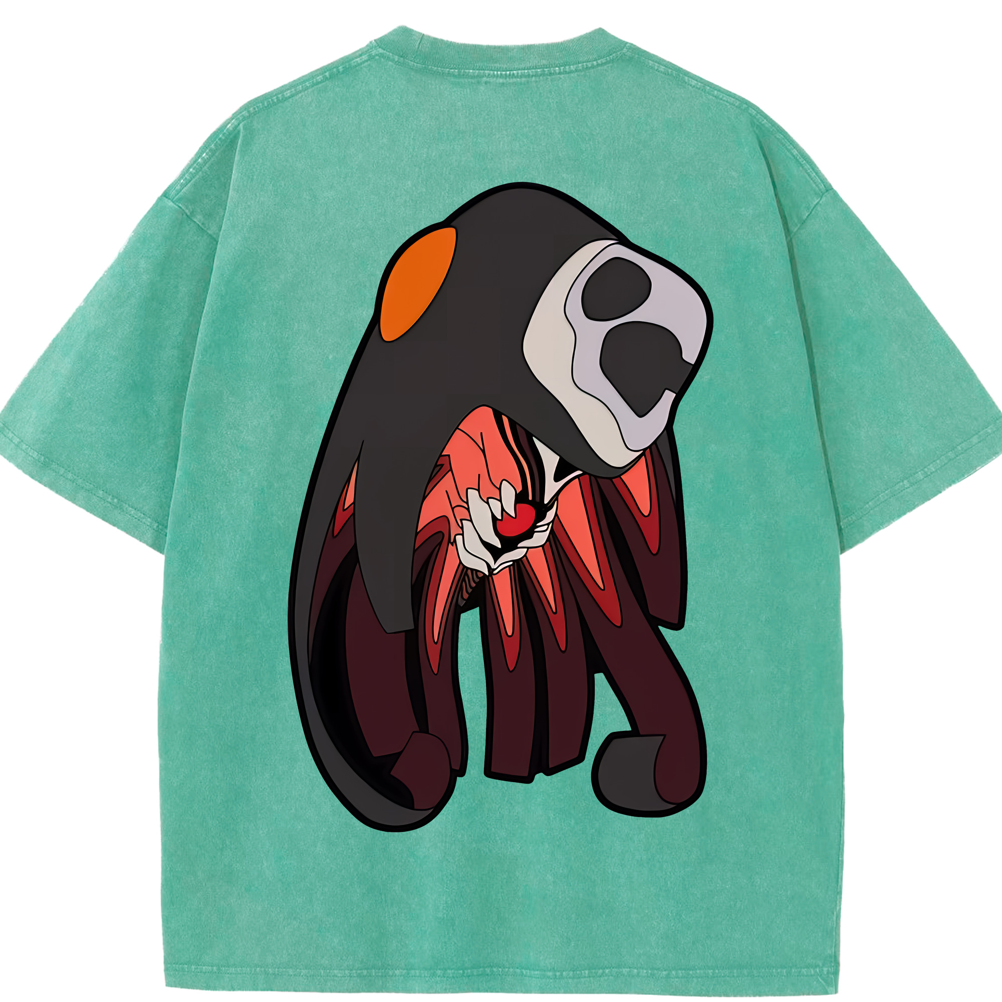 （画像用） EVA 新世紀エヴァンゲリオン 綿100% ヴィンテージ風 半袖Tシャツ（背面プリント）